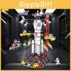 Assembles Rocket Shenzhou Building Blocks With Abs Plastic For Daily Gift Kids