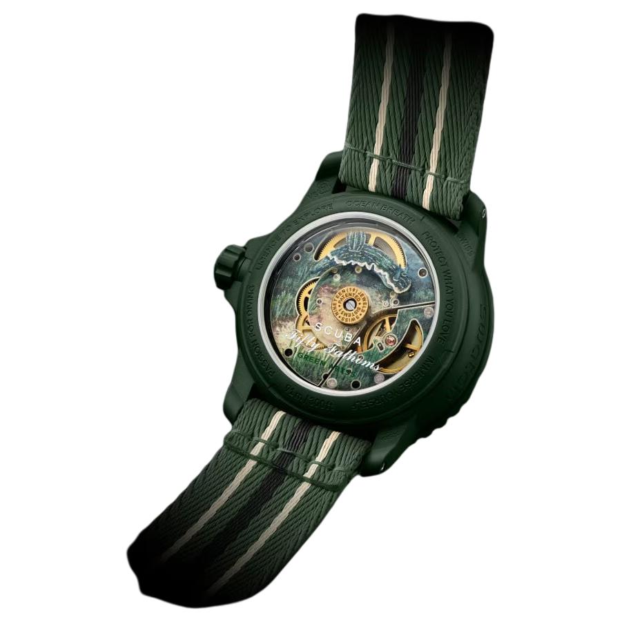 Swatch BLANCPAIN Сотрудничество Коллекция 50-летия Автоматический Механический Механизм Мужские Часы Часы SO35G100