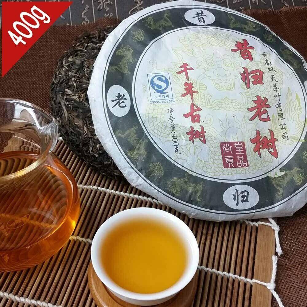 2012 Xi Gui Ancient Tree Tea Puerh SHUANG TIAN Raw Puer 400g