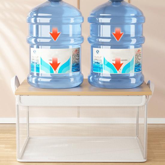 Складной ящик для хранения с пылезащитной крышкой, ручкой, прозрачный влагостойкий шкаф большой емкости