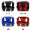 H 1PCS For Honda Fit City Accord Fit VEZEL HRV Odyssey H Emblem Badge Car Hood Grill Rear Trunk Steering Wheel Logo Accessories