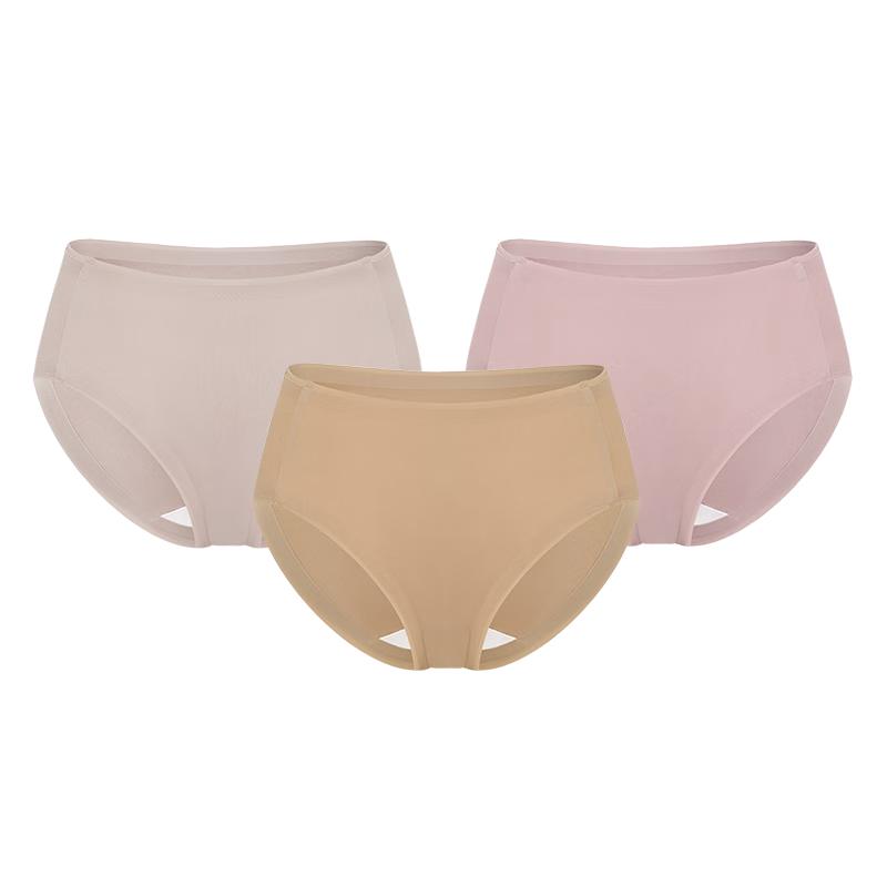 PurCotton Women's Seamless 7A Antibacterial Mid-Rise Briefs