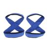 2Pcs Padded Figure 8 Straps Deadlift Weight Lifting Wrist Straps Anti-Slip Sport Fitness Power Lifters Workout Pull-Ups Straps