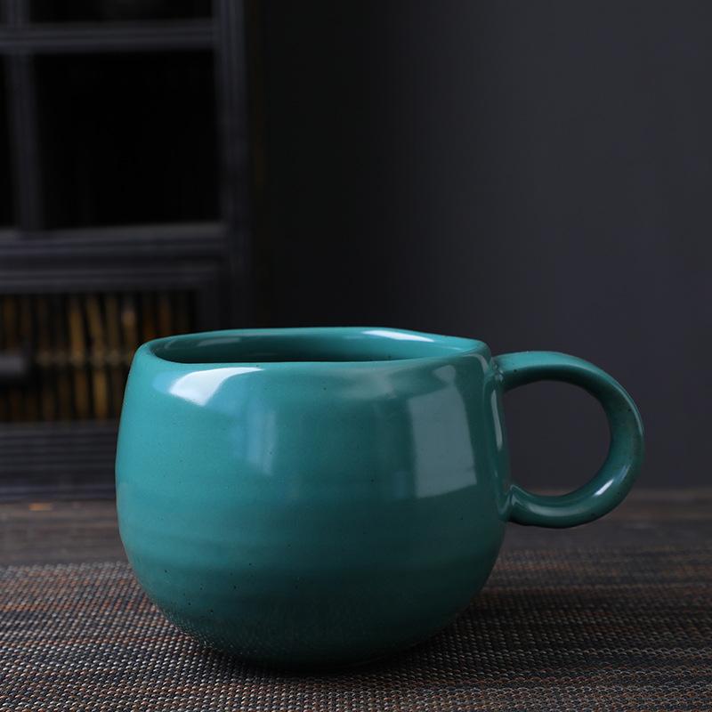 Special-Shaped Creative Ceramic Cup Supply Household Cup Kiln Change Water Cup High Value Coffee Cup