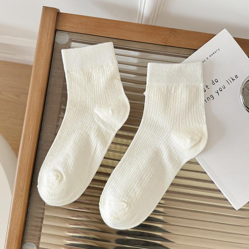 Женские летние тонкие новые хлопковые милые носки-гольфы в балетном стиле с ажурной сеткой, дышащие