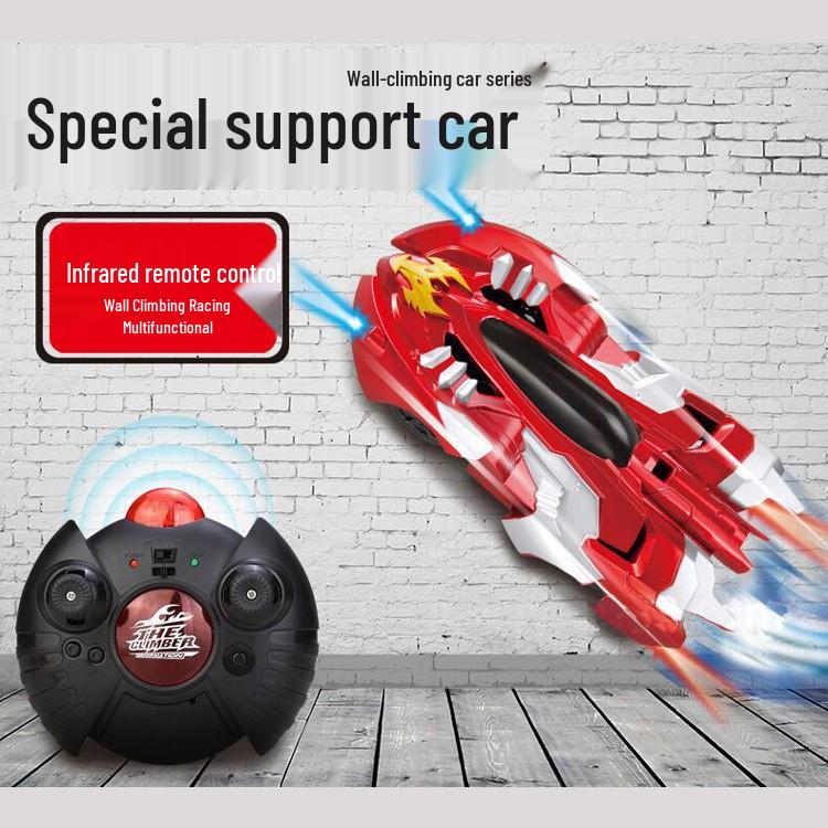 Инфракрасная трюковая машина для лазания по стенам с функцией следования за светом и дистанционным управлением - Детская игрушка