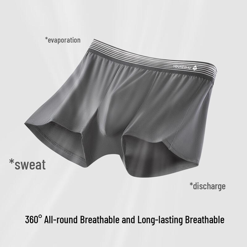 Youkeshu Мужские модальные трусы-боксеры, 3 шт.