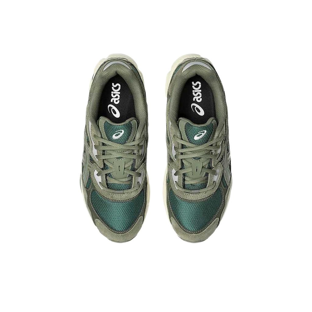 Asics Гель Нью-Йорк Гроув Оливковый Холст Унисекс Кроссовки Зеленый 1203A739-300