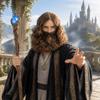 2pcs Natural Curls Curly Hair and Thick Long Beard Realistic Wizard Cosplay Set  Role-Playing