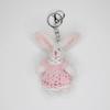 Cute Plush Rabbit Keychain Cartoon Doll Toy Big Ear Rabbit Pendant Keyring for Women Couple Bag Ornament Car Key Chain