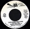 7-дюймовая пластинка BUNNY MALONEY  DELROY WILSON  Children Welfare 45HMD1023 Moodisc Records 1986 США Регги Ска Даб Б/у