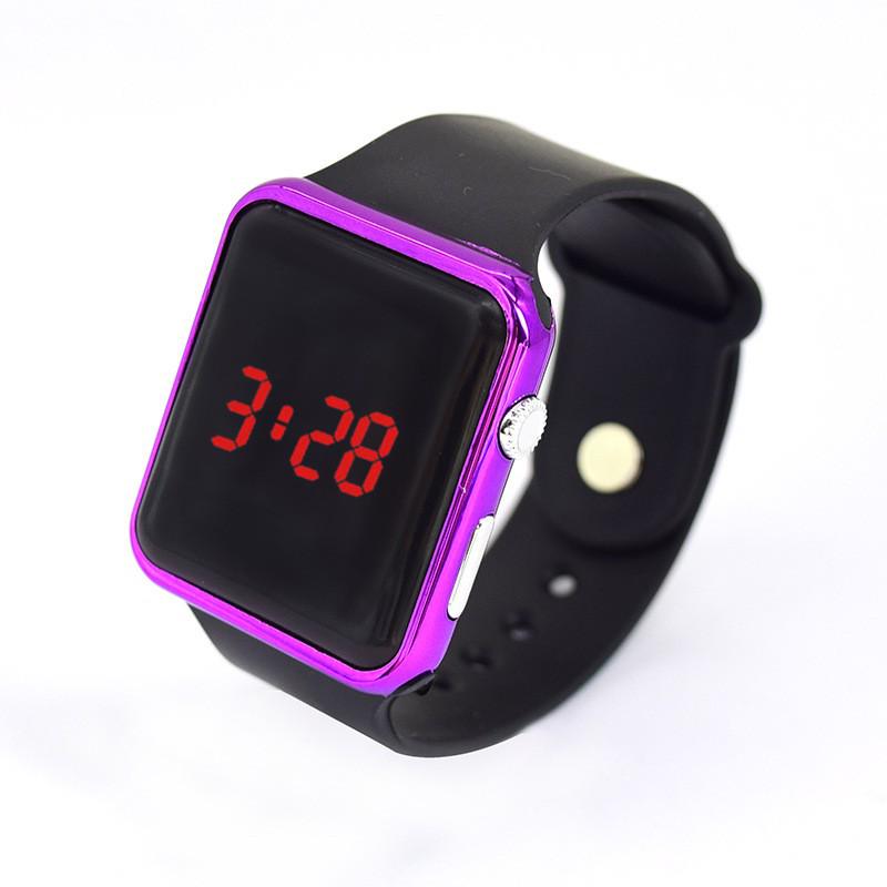 LED Electroplated Square Watch for Students, Adults & Couples - Cool Sunglasses Design