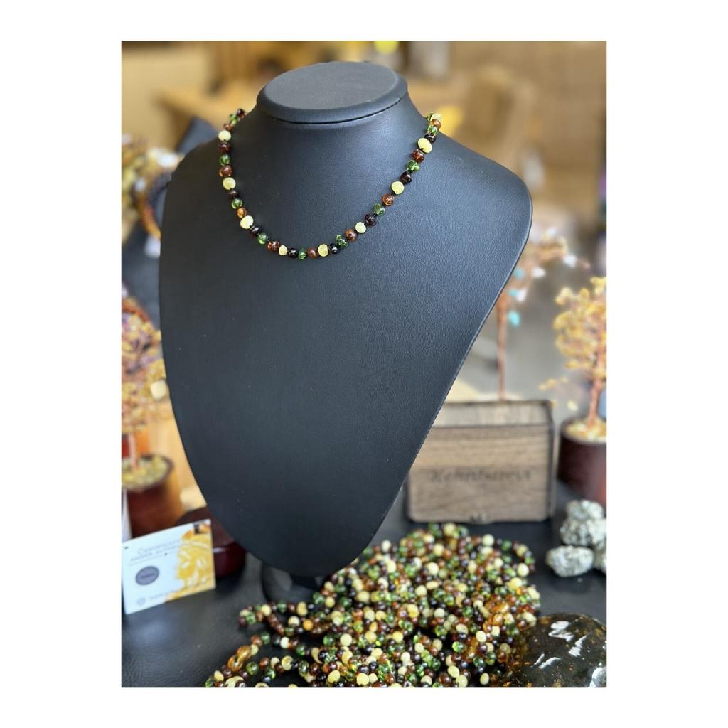 Ожерелье для прорезывания зубов Baltic Drop из янтаря