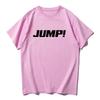 Jump Single Graphic 2025 T-shirt Band and Pink Korean Girls' Band Tshirts Fashion Short Sleeve T Shirt Women Clothing