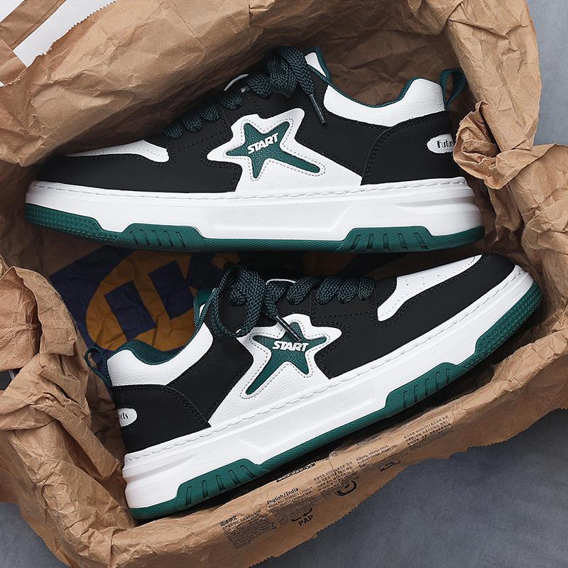 Обувь мужская модная обувь весна 2025 новая нишевая модная брендовая спортивная обувь для мальчиков средней школы корейская версия универсальной повседневной обуви