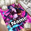 Custom Name Personalized Jinx Print Carpet, Versatile Home Decor Rug, for Playroom, Apartment, Balcony, Entryway, Hallway Gift