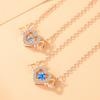 Ожерелье Angel Wings Agile для женщин, модная цепочка Love Heart Beating Heart Clavicle
