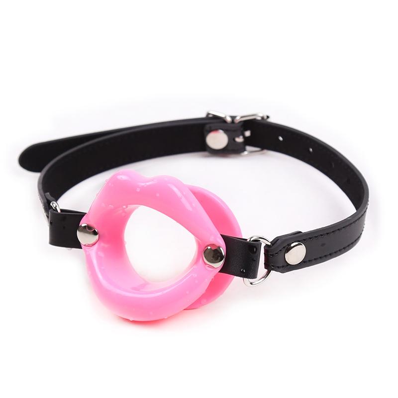 Lips Ring Open Mouth Gag Silicone Ball BDSM Bondage Slave Flirting Restraint Erotic Sex Toy for Couples Adult Games