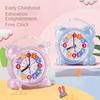 Early Education Children Desktop Clock Silent Table Alarm Clock  Bedroom Bedside