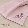 Senko [SDS] Sweet Rose Hand Towel (approx. 33 x 75 cm), Pink, Floral Rose Print, Stylish, 60149