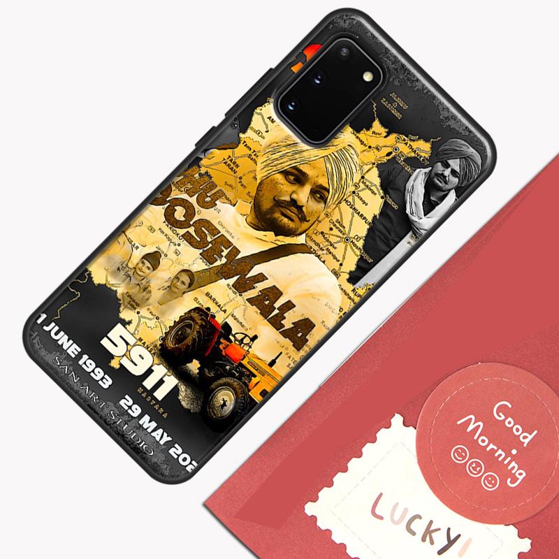 Indian Rapper Sidhu Moose Wala Case For Samsung Galaxy S22 S21 S23 Ultra Note 20 S8 S9 S10 Note 10 Plus S20 FE Back Cover