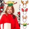Цветные огни Рождественская повязка для волос Блестки Пайетки Фотореквизит Рождественская повязка на голову Подарок для вечеринки