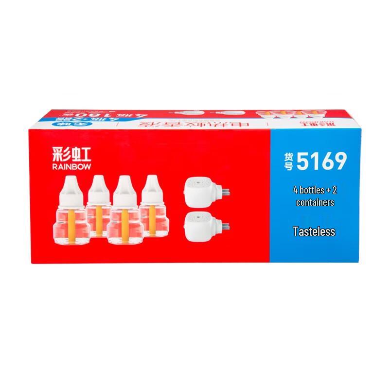 Радужный цифровой без запаха отпугиватель комаров, подключаемый к сети (Упаковка 4+2)