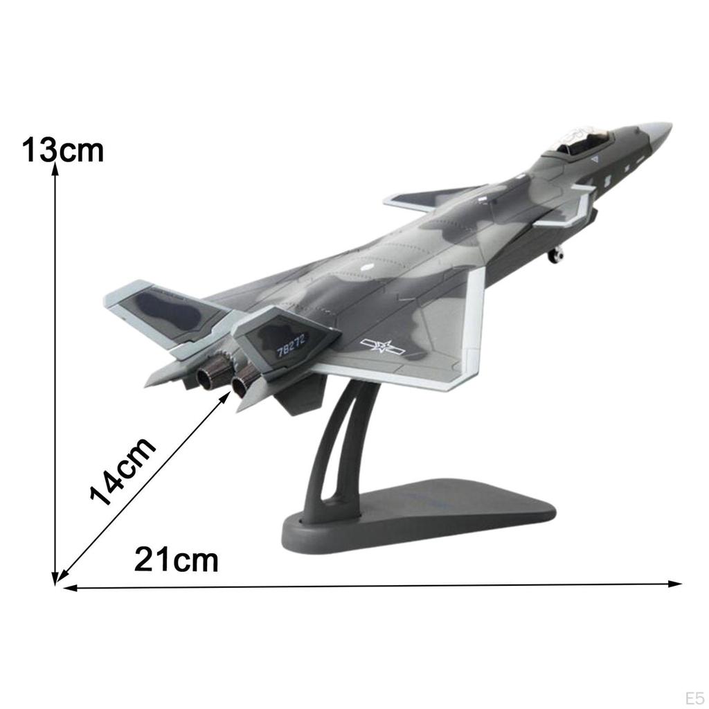 J20 Fighter Aircraft Model for Elegant Home Display