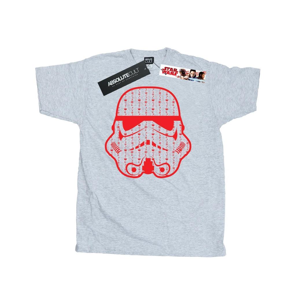 Star Wars Mens Christmas Stormtrooper Helmet T-Shirt