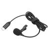 Wireless Lavalier Microphone ‑34dB Metal Lapel Mic for Insta360 ONE R Type C Smartphone 1.5M