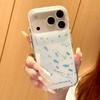 Милый Синий Мультяшный Золотая Рыбка Чехол для iPhone 17 Pro Max Стиль Ins Модный Защитный Чехол для Женщин