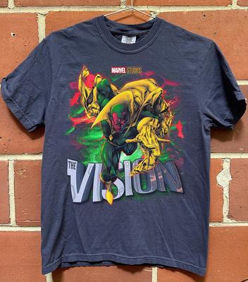 Vintage Vision Marvel Shirt, Retro The Vision Graphic Tee, Vision Quest Marvel Men's T-Shirt, Comic Book Vision Shirt, Avengers Superhero Fan Gift