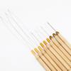 10 шт. Игла для протягивания, петля для наращивания волос, нитевдеватель, инструмент для бусин, инструмент для наращивания волос, крючки для вязания крючком