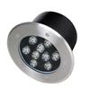 Outdoor Garden Light Stainless Steel Material  IP67 White Light 9W LED Underground Light
