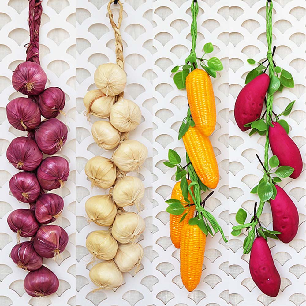 Decoration Chili skewers Chili Fake Vegetables Wall Decor Artificial Vegetables Simulation Food