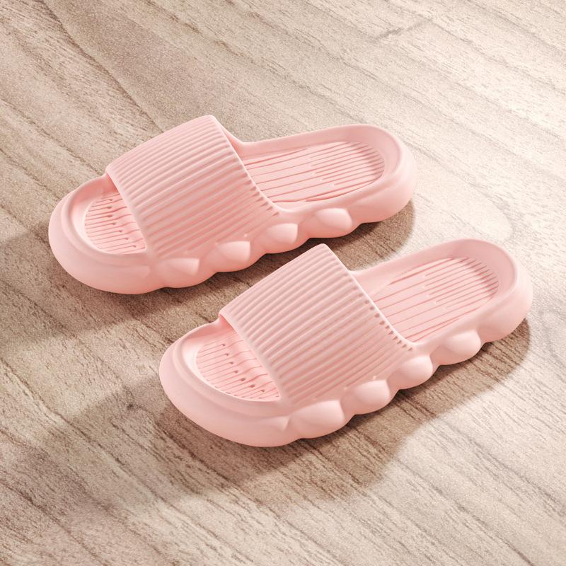 Женские домашние тапочки Eva, летние однотонные повседневные мягкие нескользящие мужские и женские тапочки, сандалии на плоской подошве, размеры 36-45