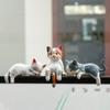 5 шт. Автомобильные украшения Кот в пейзаже Милый мультяшный кот Украшение для центральной консоли автомобиля Навигационный экран Спящий кот Украшение Миниатюры