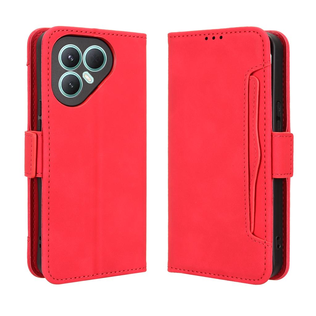 Кожаный чехол-кошелек для телефона TECNO Pova 7 Pro 5G с несколькими отделениями для карт