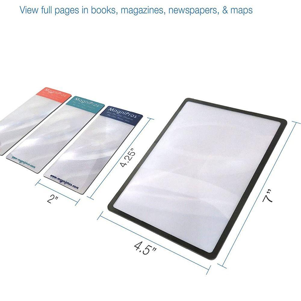 Portable Reading Magnifiers Handheld Magnifiers for Seniors Accessories Magnifying Glass Elderly