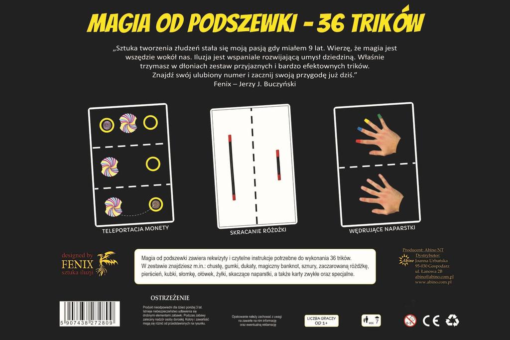 MAGIA OD PODSZEWKI 36 TRIKÓW 2809