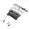 Native American Headdress Black Chief Indian Feather Hat Funny Child Party PropsBlack