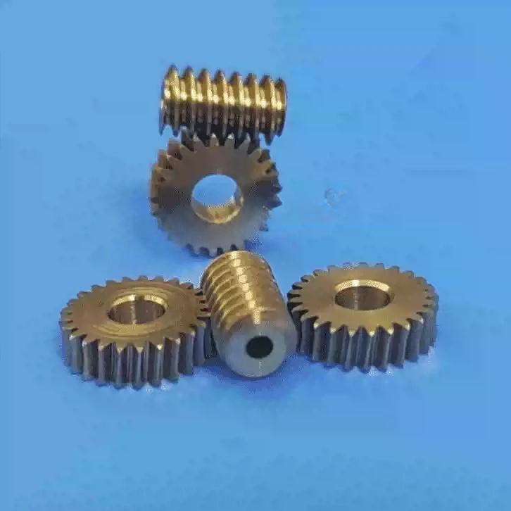 Набор микро червячной передачи и червячного колеса, Передаточное число 1:25, Модуль 0.5 червячное колесо отверстие 5мм для RC моделей и прецизионных механизмов