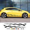 2 шт. Автомобильные виниловые боковые полосы-наклейки для Vauxhall Adam Astra Viva Corsa, Автомобильная графика, Гоночные, Спортивные, ПВХ наклейки, Аксессуары для тюнинга