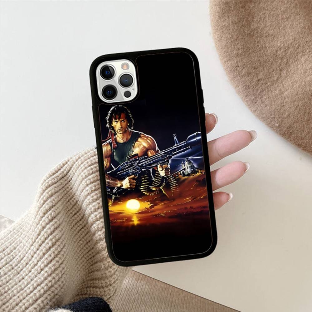 1 шт. Чехол для телефона из фильма «Рэмбо: Первая кровь» для iPhone 17 16 15 14 13 Plus 12 11 Pro Max, чехлы из ПК+ТПУ, задняя крышка