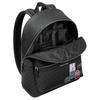 MICHAEL KORS COOPER Envelish letter pattern print coated canvas and polyester (polyester fiber) backpack medium size men's black