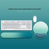 Women's Gradient Color Wrist Rest Mouse Pad & Keyboard Hand Rest for Office