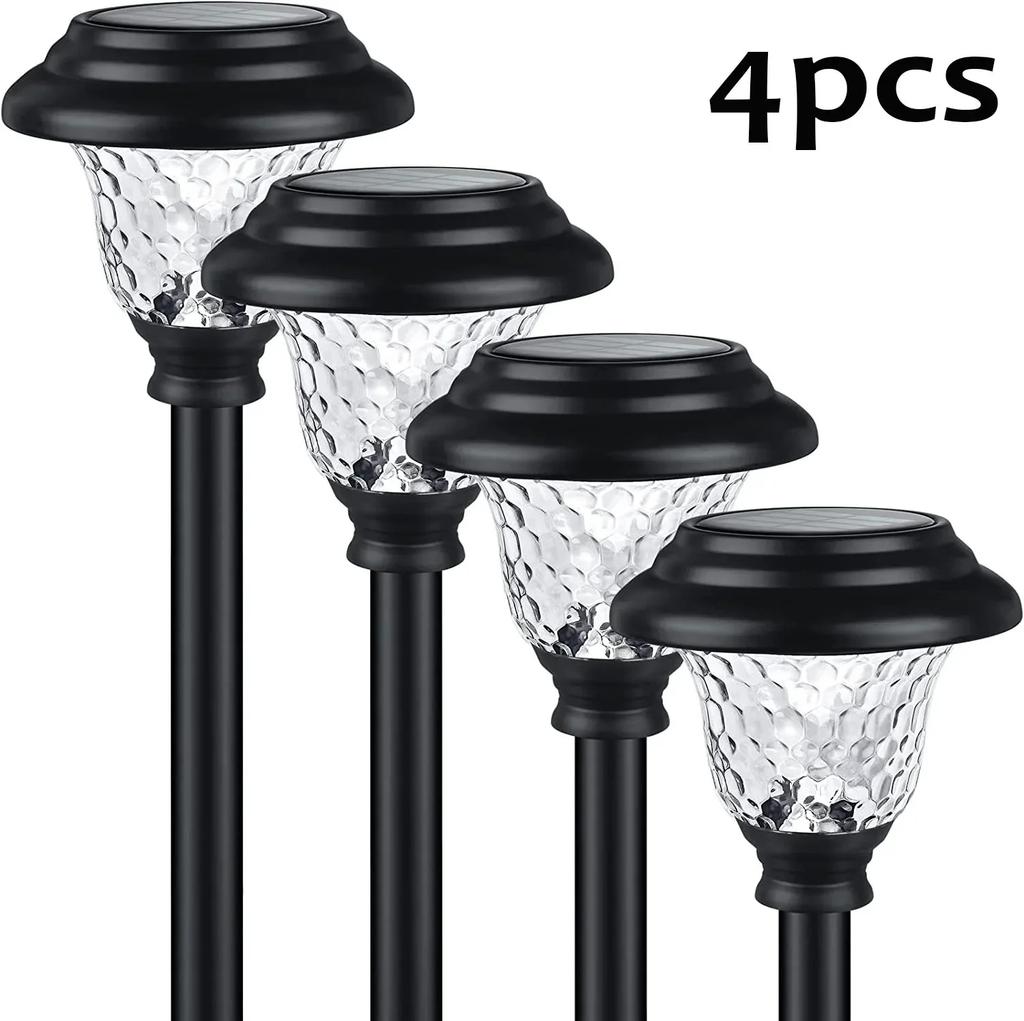 Solar Pathway Lights Bright Solar Lights Outdoor Waterproof IP65 LED Solar Garden Lights Yard, Path, Landscape Driveway