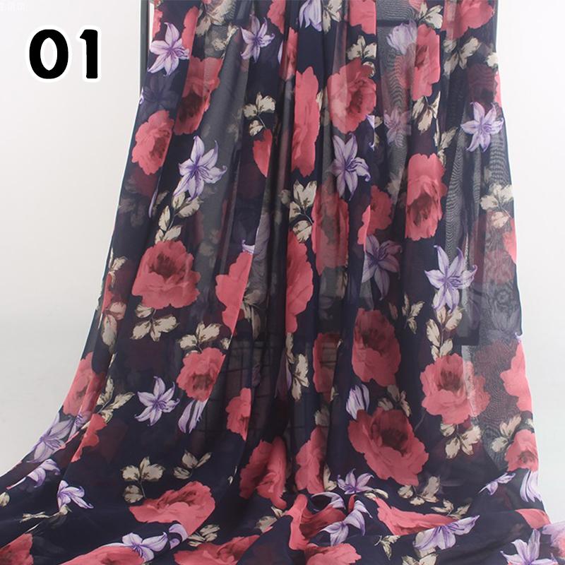 1М 75D Ретро Цветочный Шифон Дышащая Тонкая И Легкая Драпирующаяся Сказочная Дизайнерская Ткань Для DIY Шитья Летнее Платье Рубашки