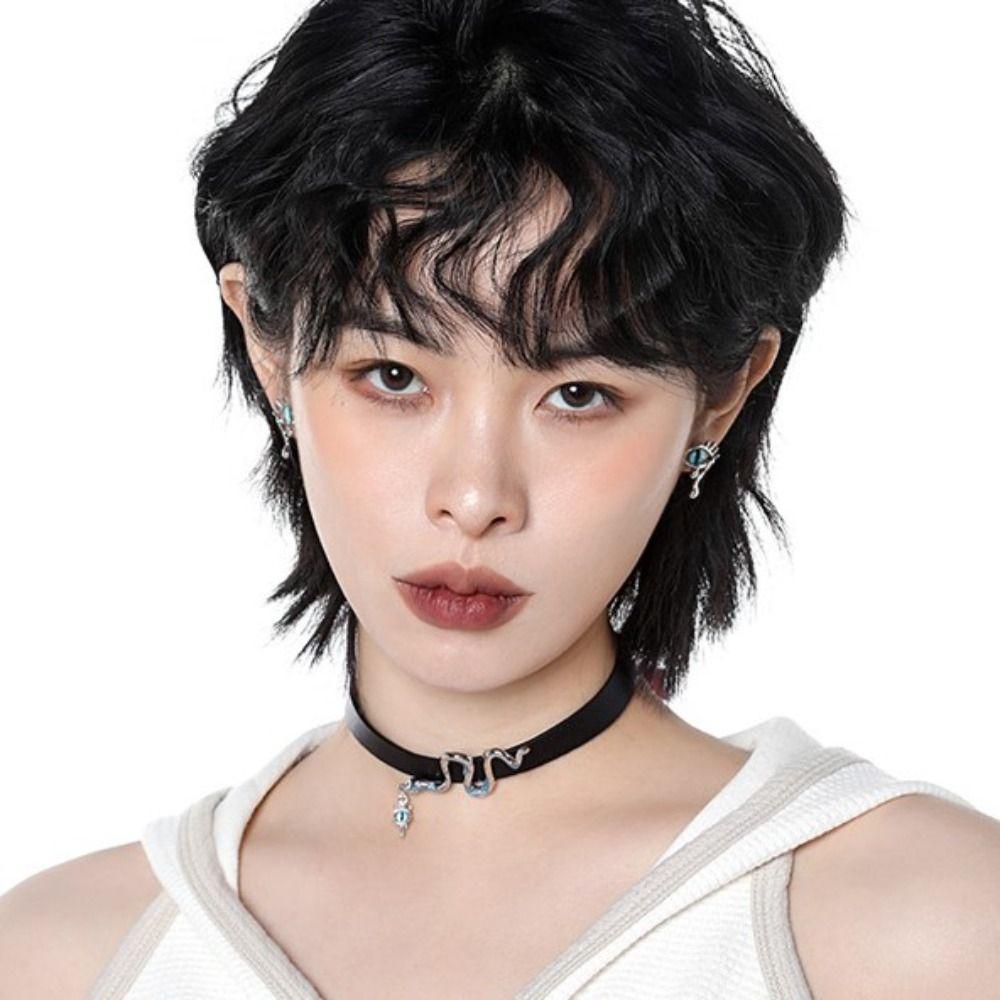 Модные серьги-гвоздики «кошачий глаз» Эстетические серьги-гвоздики «сглаз» для девочек