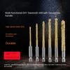 Hexagonal Shank Serrated Drill Bit High Speed Steel Cutting Drilling Slotting Tools  Woodworking
